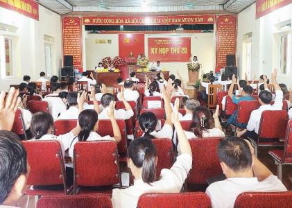 Kỳ họp thứ 20 HĐND xã Nghĩa Thọ khóa XX nhiệm kỳ 2021-2026
